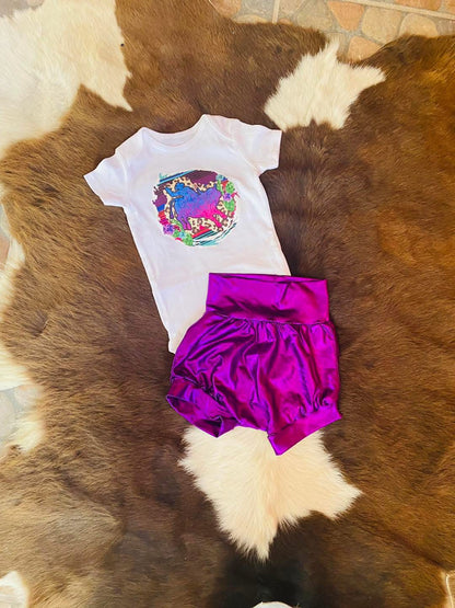 Conjunto 💖 Mini Vaquerita Glam – Edición Neon
